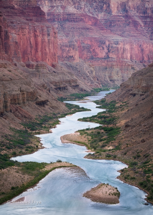 Winding river, Grand Canyon NP, AZ, USA