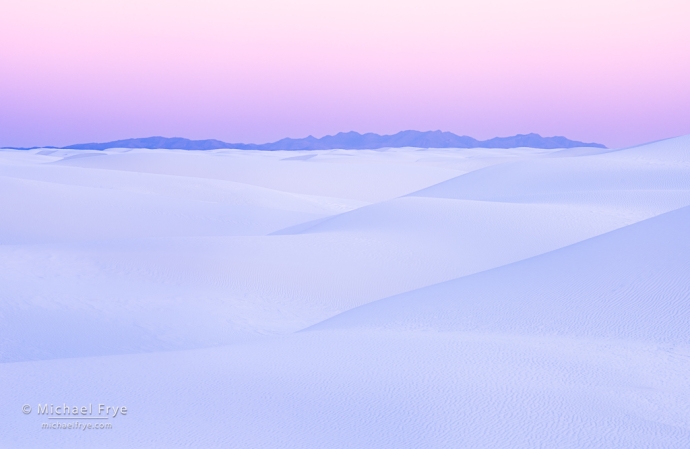 Sand clouds, White Sands NP, NM, USA