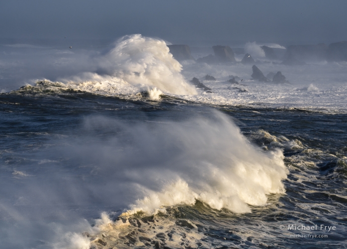 Waves and rocks, Oregon Coast, USA