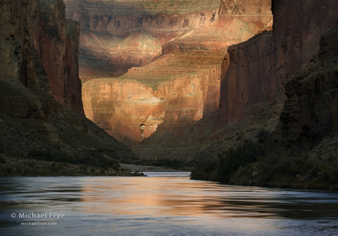 14. Dappled light above the Colorado River, Grand Canyon NP, AZ, USA